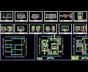 某住宅室内装修设计图免费下载 - 建筑装修图 - 土木工程网